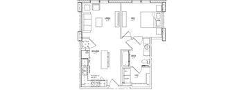 The Ambar |  1 Bed 1 Bath 698 sq. ft. | Miami, FL