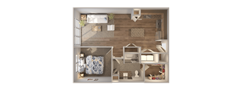 Skyline at Midtown A4b-1 Floorplan