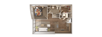 Skyline at Midtown A5 Floorplan