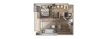 Skyline at Midtown A8 Floorplan