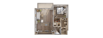 Skyline at Midtown A9 Floorplan
