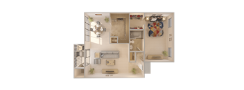 Woodlake Park Aspen 846 Floor Plan