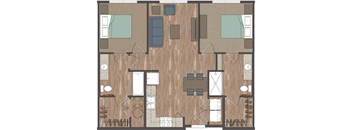 Melissa Grove | 2 BR 2 BA 917 SF | Senior Living in Jacksonville