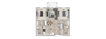 2 Bedroom | 2 Bath | Madison Palms