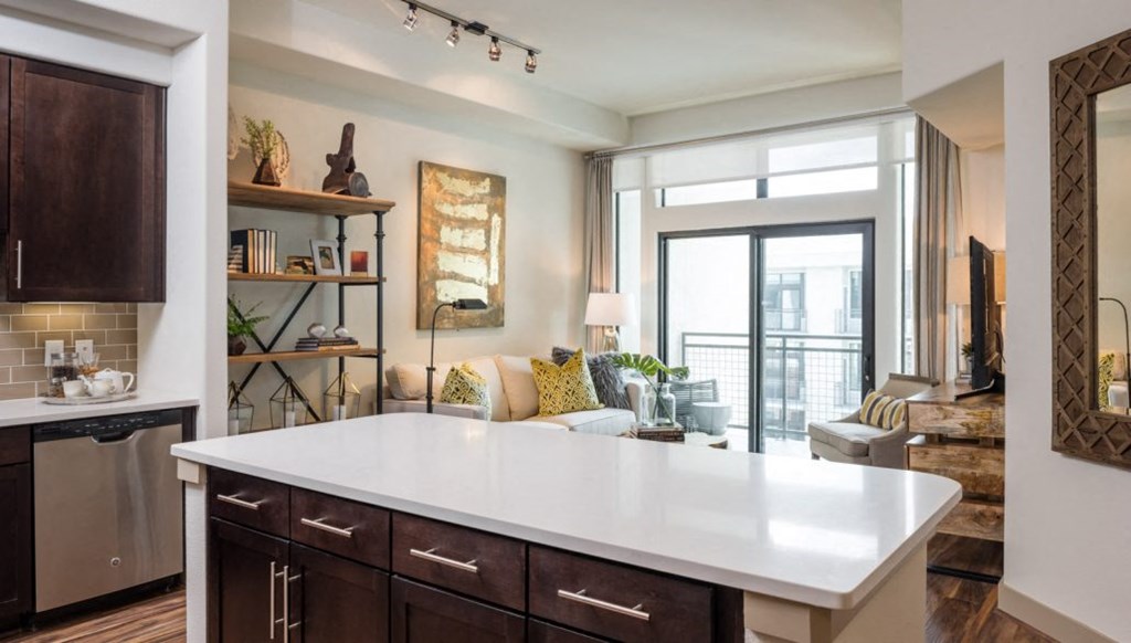 Open Concept Kitchen and Living Room