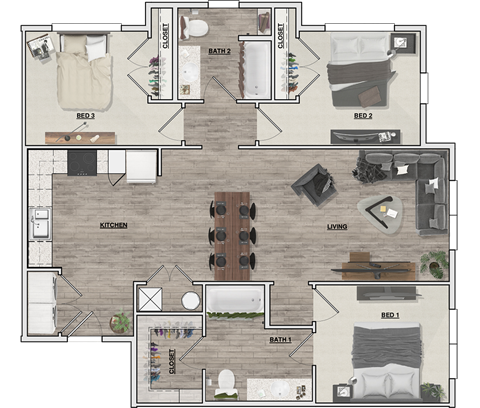 Emery Cove | 3 Bedroom 2 Bath