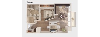 Degas - 1 Bedroom 1 Bath
