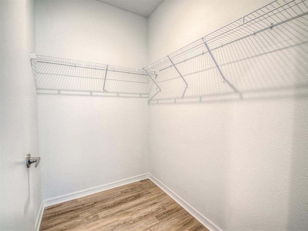 the ceiling of a building with a striped pattern on it