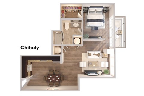 Chihuly - 1 Bedroom 1 Bath
