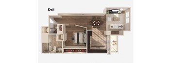 Dali - 1 Bedroom 1 Bath