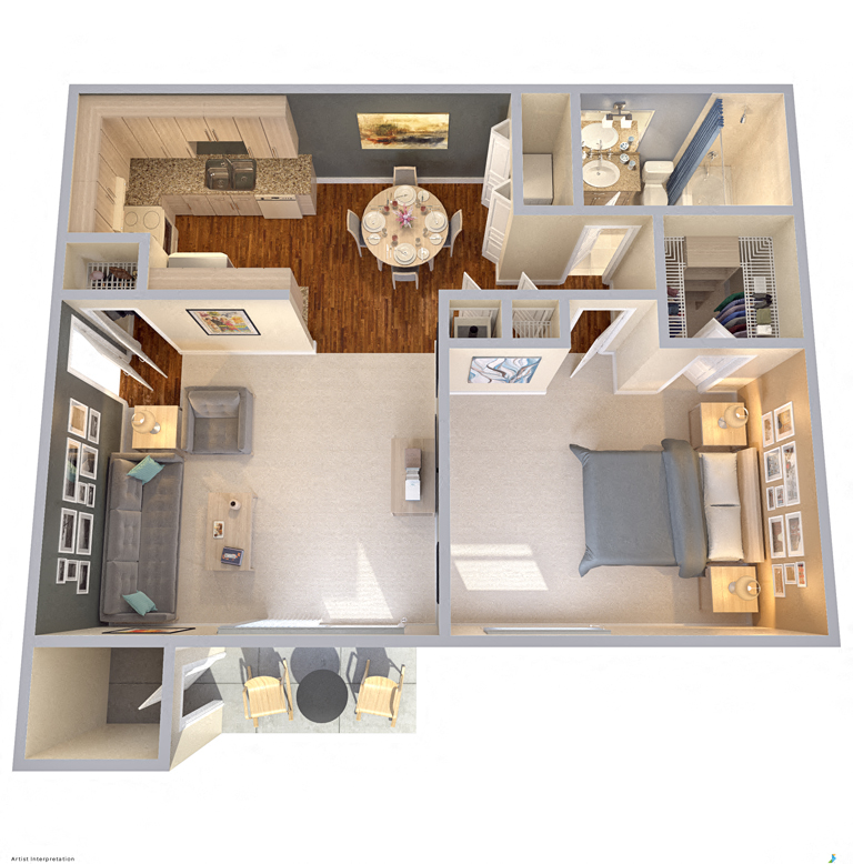 The Park at Wintergreen Apartments | DeSoto, TX | Floor Plans