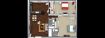 Island Villas 2 Bedroom Floor Plan