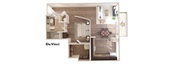 Da Vinci - 1 Bedroom 1 Bath