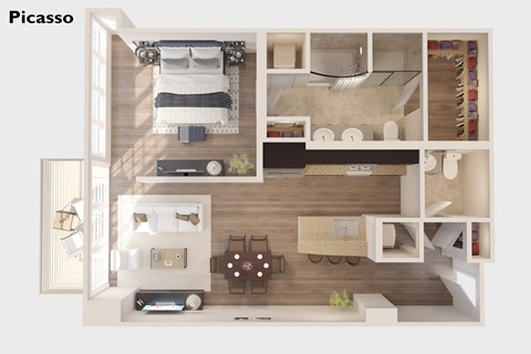 Picasso - I Bedroom 1.5 Baths