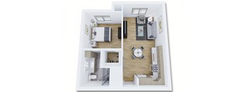 Monroe Place Apartments | 1 Bedroom 1 Bath