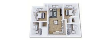 Monroe Place Apartments | 2 Bedroom 2 Bath