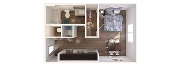 Lofts at Murray Hill Studio Floor Plan