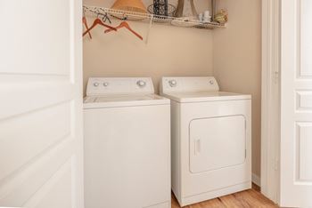 Full-Size Washer and Dryer Included