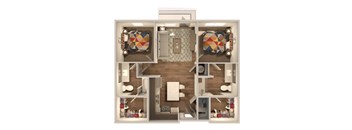 Lofts at San Marco East | Jacksonville FL | 2-2_948 Floor Plan