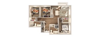 Lofts at San Marco East | Jacksonville FL | 3-2_1183 Floor Plan