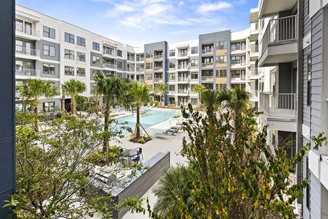 Large Outdoor Pool at The Station at San Marco, Jacksonville, 32207