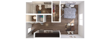 Lofts at Brooklyn |Downtown Jacksonville FL | Studio_476 Floor Plan