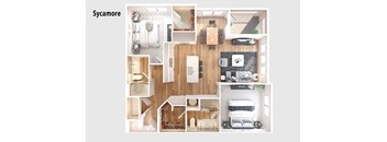 a floor plan of the sycamore