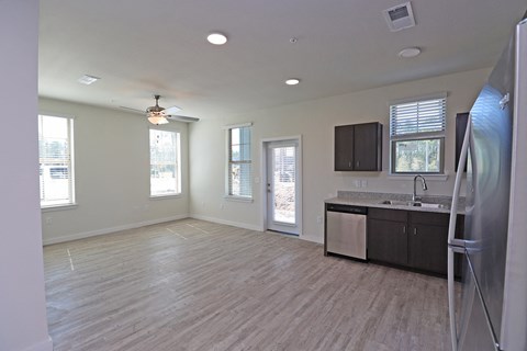 Sydney Trace Apartments Open Concept Kitchen and Living Room