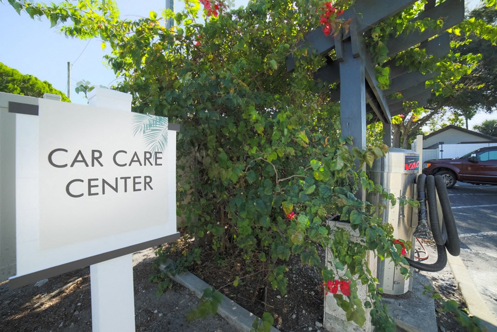 The Palms of Clearwater Apartments Car Care Station