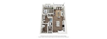 A1 Floorplan at The Residences at Enso, Florida