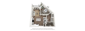 A2 Floorplan at The Residences at Enso, Jacksonville, FL, 32224