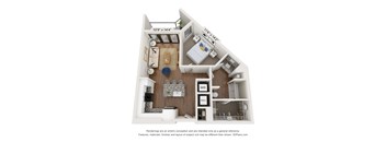 A2 Floor Plan at The Station at San Marco, Florida