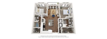 B2 Floor Plan at The Station at San Marco, Jacksonville