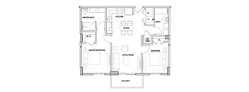 Ambar Station | 2 bed 2 bath 901 sq. ft.