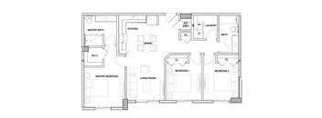 Ambar Station | 3 bed 2 bath 1146  sq. ft.