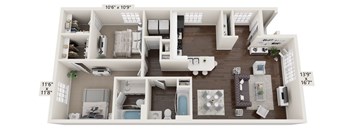 The Villa - 2 Bedroom 2 Bath | Aspire at Gateway | Pinellas Park, FL