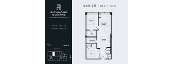 Unit 211 Floorplan at Richmond Square, London