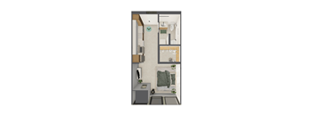A bathroom with a toilet, sink, and mirror.