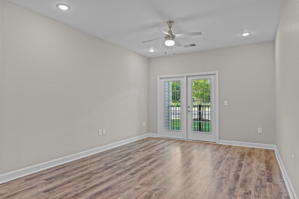 Living Area With Balcony at Greenbrier Woods, Greenville