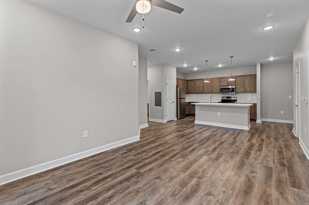 Living And Kitchen Area at Greenbrier Woods, North Carolina, 27858