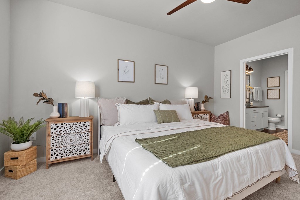 Spacious Bedroom with Walk-in Closet at Spinning Mill Lofts, Clayton
