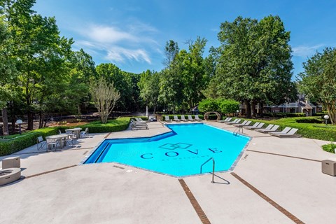 the swimming pool at the preserve at polk apartments ga
