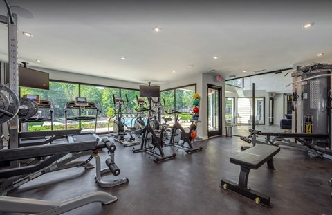 the gym is open to the outdoors