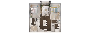 Jenny  Floor Plan at Spinning Mill Lofts, Clayton, NC