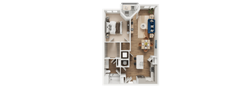 A2 Floor Plan at Address East End, North Carolina, 27610
