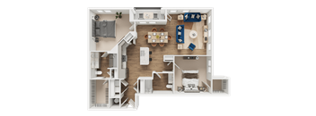 B8 Floor Plan at Address East End, Raleigh, NC 27610