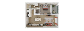 Legacy Floor Plan at Adler Montford Park + Drexel Townes, Charlotte, North Carolina