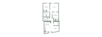 M-108 Floor Plan at Spinning Mill Lofts, Clayton