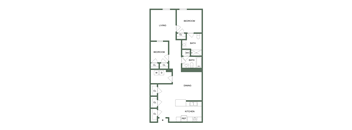 M-112 Floor Plan at Spinning Mill Lofts, Clayton, North Carolina