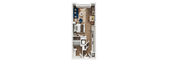 S1 Floor Plan at Address East End, Raleigh